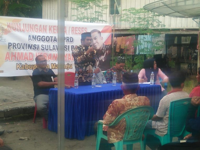 Iksan Syarif Anggota DPRD Sulbar,Gelar Reses di Dua Kecamatan