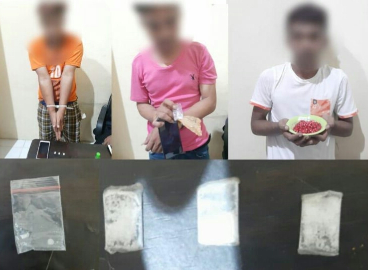 Sat Narkoba Polresta Mamuju Bekuk 3 Pemuda Membawa Narkoba