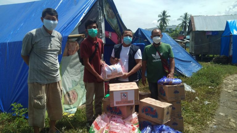 PT.Saptawel Tehnitama Jakarta Salurkan Bantuan Ribuan Paket Sembako Kepada Korban Gempa Sulbar