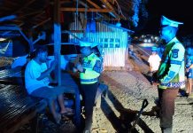 Prioritaskan Keselamatan Berkendara, Ditlantas Polda Sulbar Gencarkan Patroli Malam