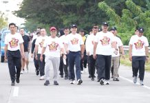 Ditlantas Polda Sulbar Meriahkan CFD Lewat Kampanye Keselamatan Dengan Cara Lebih Menarik