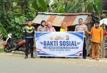 Sambut Hari Bhayangkara ke-80, Ditlantas Polda Sulbar Salurkan Sembako untuk Warga Kurang Mampu di Mamuju